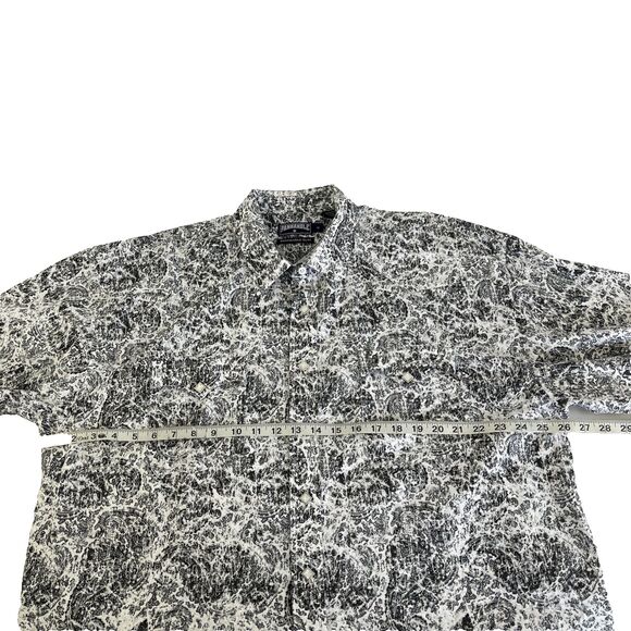 Mens Panhandle Slim LS Western Diamond Pearl Snap Shirt Sz XL Paisley - Picture 3 of 6